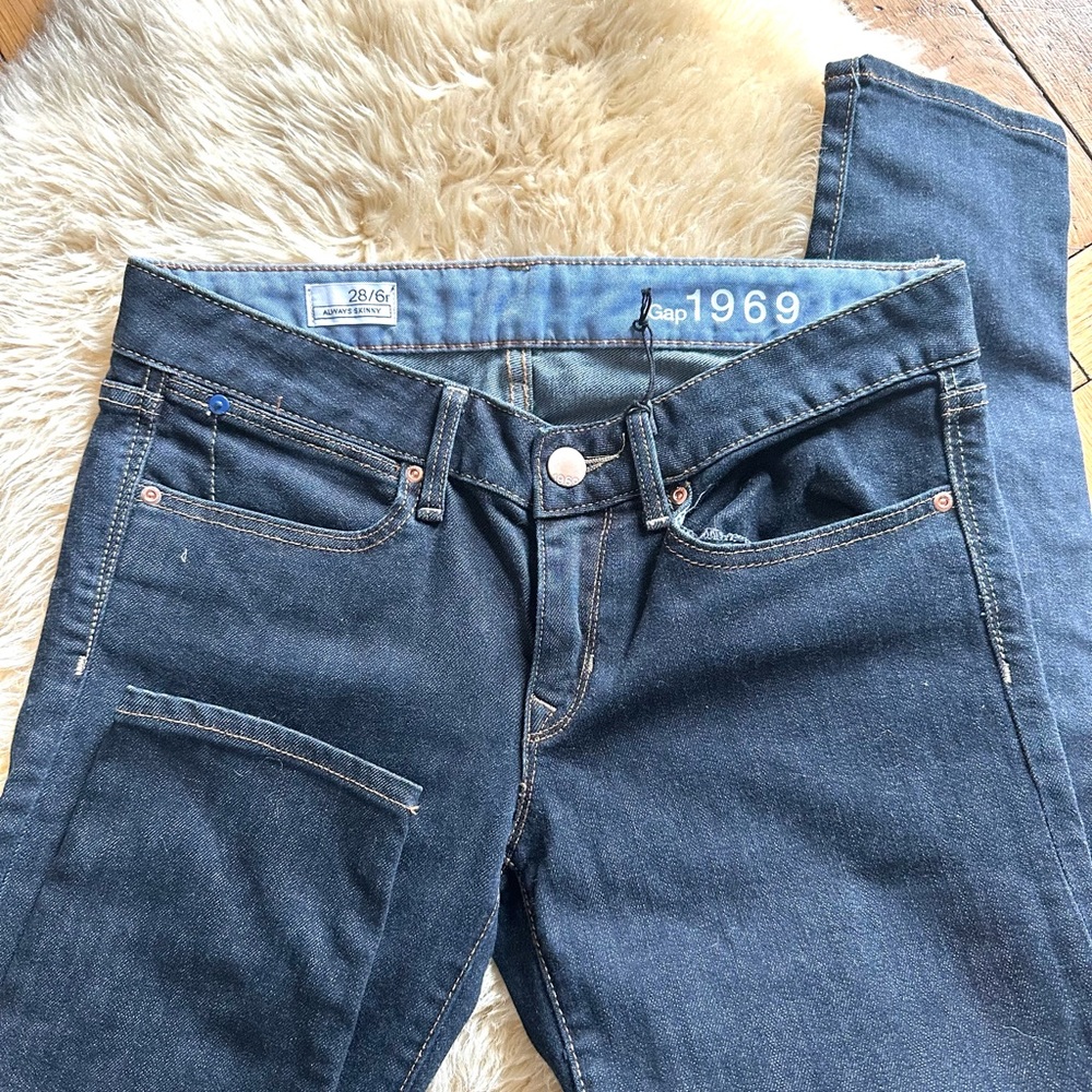 GAP 1969 28/6r Always Skinny Jeans - Picture 3 of 6